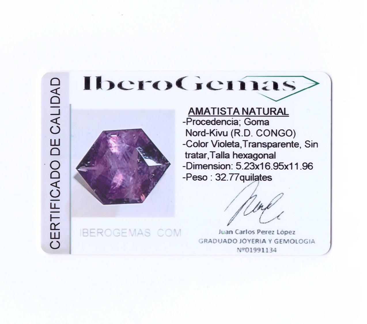 AMATISTA 32,77ct