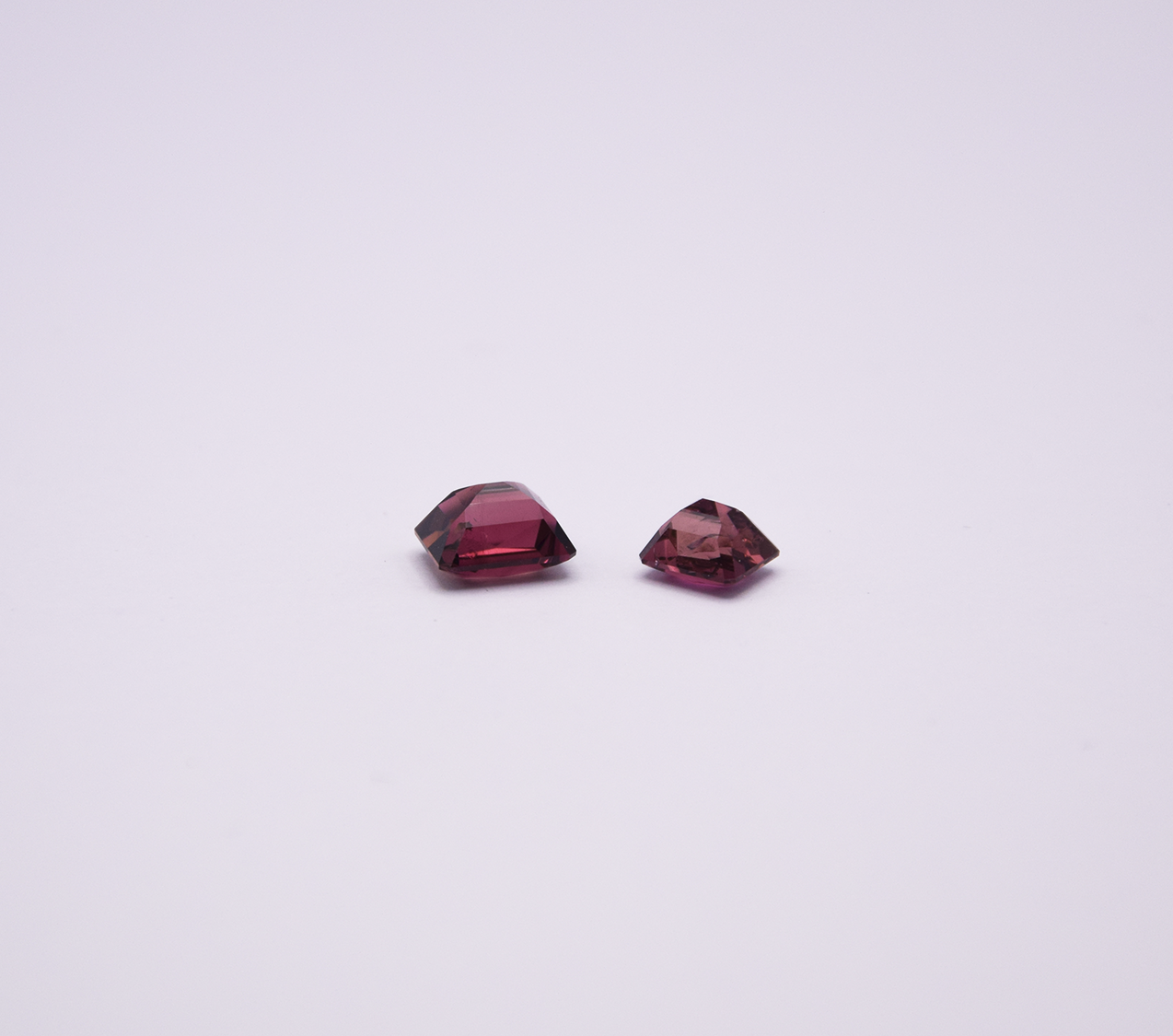 LOTE 2 UD. TURMALINA RUBELITA 2,31ct y 1,39ct