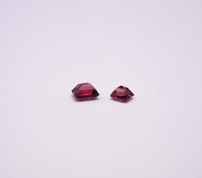 LOTE 2 UD. TURMALINA RUBELITA 2,31ct y 1,39ct