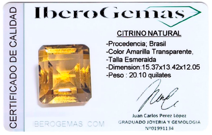 CITRINO 20,1ct